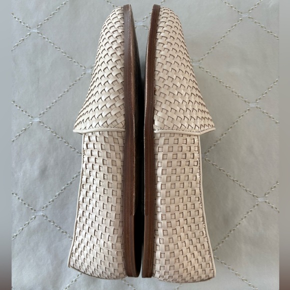 Nisolo Mara Bone Woven Leather Loafers Size 11.5 EUC - Picture 3 of 16